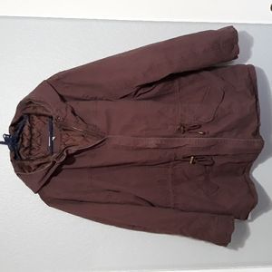 Charlotte Russe Brown Hooded Jacket